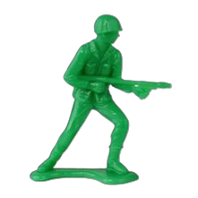 Flamethrower army man