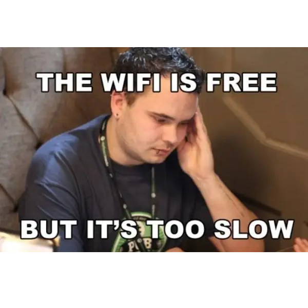 Slow Free WiFi