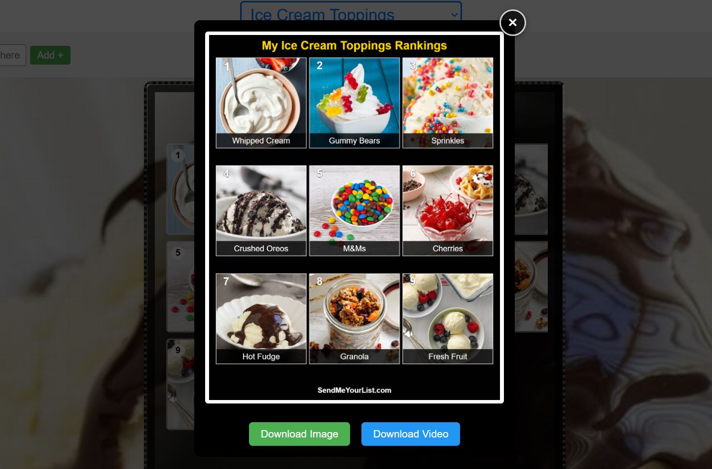 Image design interface
