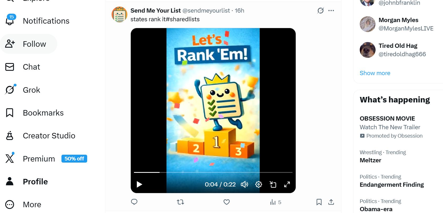 Social sharing interface