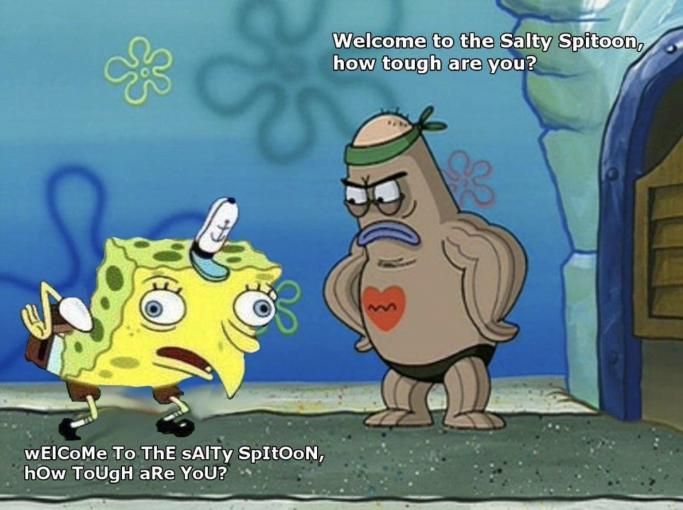 Mocking SpongeBob