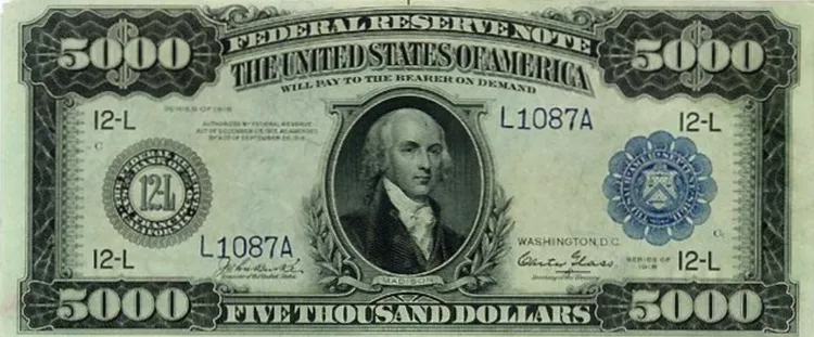 $5,000 Bill