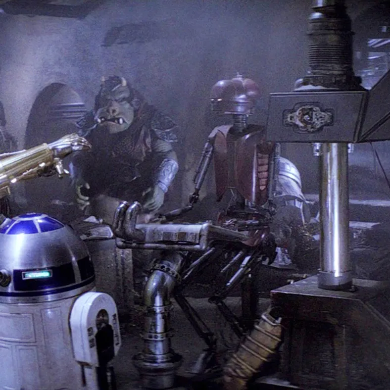EV-9D9 – Torture droid in Jabba's palace.
