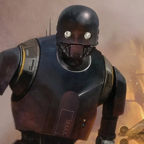 K-2SO – Reprogrammed Imperial security droid who served the Rebel Alliance.